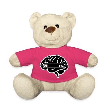 Brain_Loading_1 _Digital_Burnout - Nounours - rose - Devant