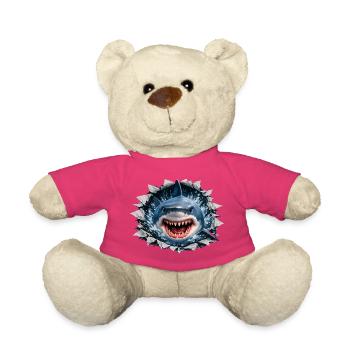 Breaking Shark Outbreak Design - Teddy - Pink - Vorne