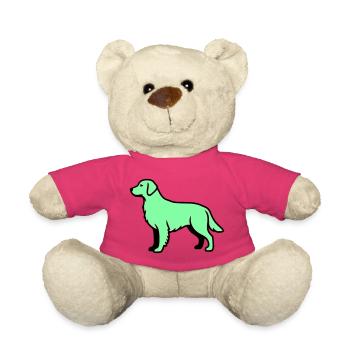 Labrador Retriever Silhouette - Teddy - Pink - Vorne