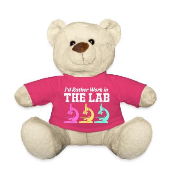 Laboratoire Biologie Chimie Microscope Laboratoire - Nounours - rose - Devant