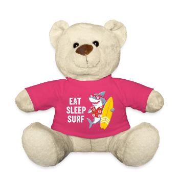 Mange Dors Requin de Surf - Nounours - rose - Devant