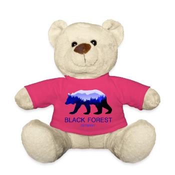 Black Forest Bear Forest Tree - Teddy Bear - pink - Front