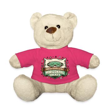 Offizielles Mitglied der Horizontal Society - Teddy - Pink - Vorne