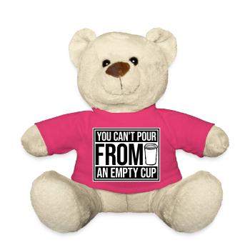On ne peut pas verser dans un gobelet vide Soins personnels - Nounours - rose - Devant