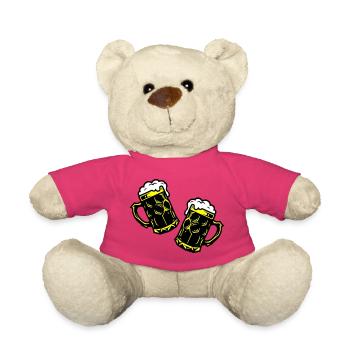 Beer Mug Beer Icon - Teddy Bear - pink - Front