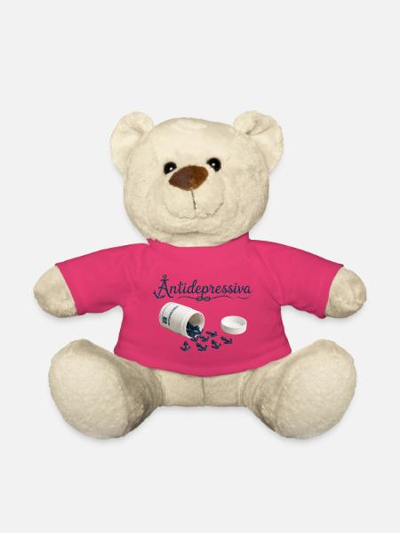 Antidepressive Anker Glitter Logo - Teddy - Pink