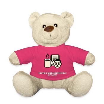 Meeting-Überlebens-Tasse - Teddy - Pink - Vorne