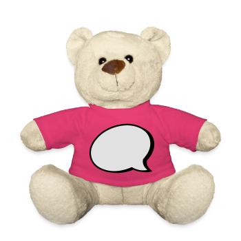 2541614 15422397 speech bubble - Teddy Bear - pink - Front