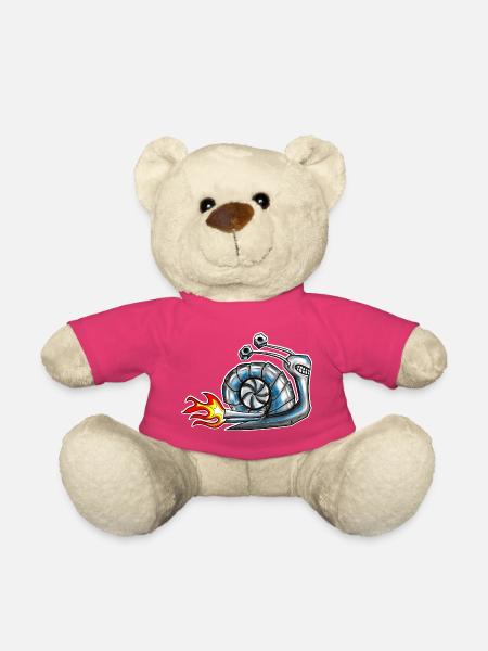 Schnecke mit Turbolader - Teddy - Pink
