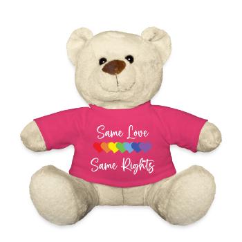 LGBTQ Pride Month - Gleiche Liebe, gleiche Rechte - Teddy - Pink - Vorne