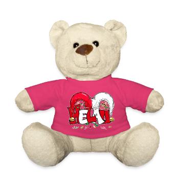 Karneval Kostüm Helau Karnevalszeit Kostüm - Teddy - Pink - Vorne