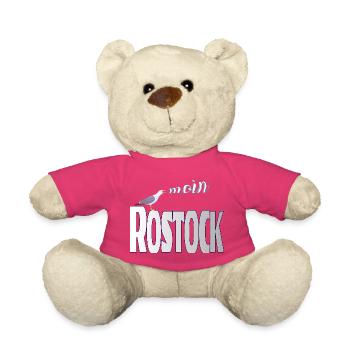 Rostock Möwe & Moin Ostsee - Teddy - Pink - Vorne