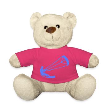Kitesurfeur Silhouette Kiteboarding Adrenaline Sport - Nounours - rose - Devant
