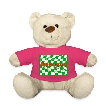Avocadoholic – Lustiger vegetarischer veganer Liebhaber von Pflanzenbasis - Teddy - Pink - Vorne