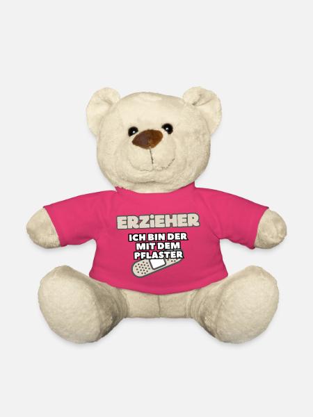 Erzieher Ich Bin Der Mit Dem Pflaster - Teddy - Pink