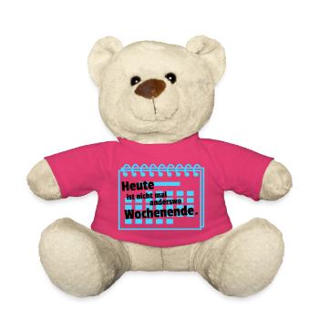 Nirgends Wochenende  - Teddy - Pink - Vorne