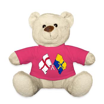 Durham & England Crossed - Teddy - Pink - Vorne