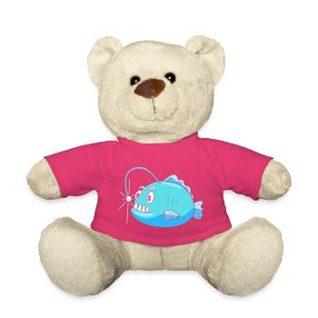 Poisson-grenouille - Nounours - rose - Devant