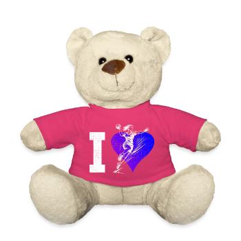 Ein Must Have für echte Handball fuer Frauen - Teddy - Pink - Vorne