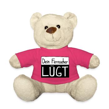Dein Fernseher LÜGT - Teddy - Pink - Vorne