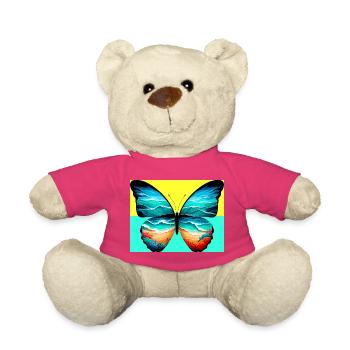 butterfly - Teddy Bear - pink - Front