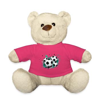Das Fußballdesign zum Großereignis - Teddy - Pink - Vorne
