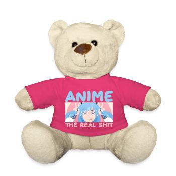 Anime The Real Shit Kawaii Girl Graphic - Teddy - Pink - Vorne