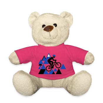 Extremer Mountainbike MTB Sprung - Teddy - Pink - Vorne