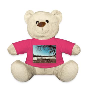 Winterlandschaft am See - Teddy - Pink - Vorne