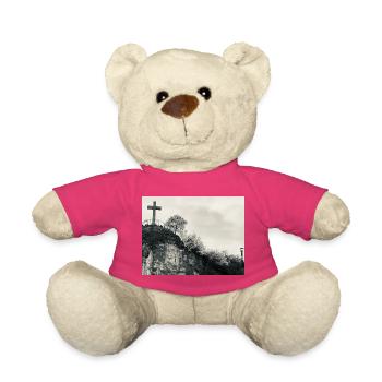 Stone Hill avec croix - Nounours - rose - Devant