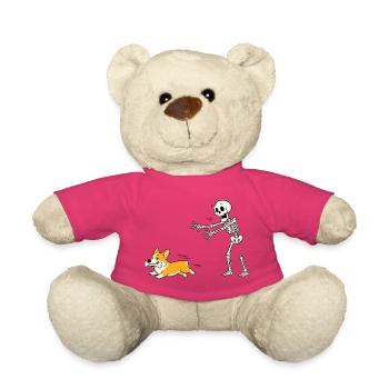 Halloween, Cprgi, Skelett - Teddy - Pink - Vorne