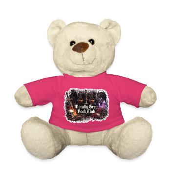 Morally Grey Book Club - Teddy Bear - pink - Front