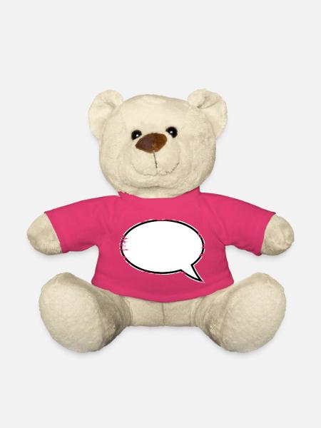 Sprechblase weiss used - Teddy - Pink