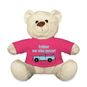  , DDR Kult , früher war alles besser (25) - Teddy - Pink - Vorne