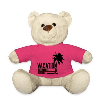 ferien palme meer strand vacation loading ladebalk - Teddy - Pink - Vorne