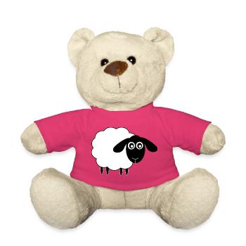 Schaf - Teddy - Pink - Vorne