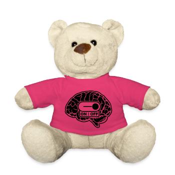 On Off Brain - Teddy Bear - pink - Front