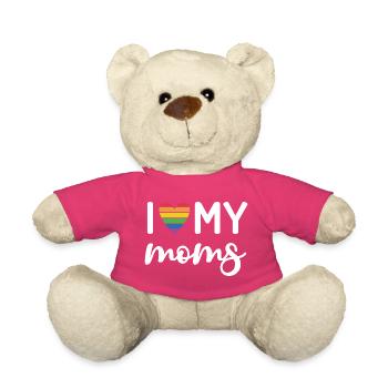 J’aime mes mamans - Nounours - rose - Devant