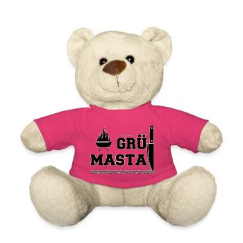Grü Masta - Grill Meister - grillen - Dialekt - Teddy - Pink - Vorne