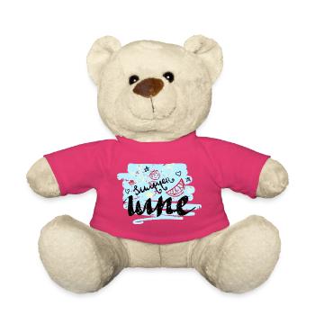 Sommer Scribble Früchte - Teddy - Pink - Vorne