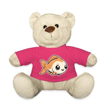 Kleiner süßer Babyfisch Fisch - Teddy - Pink - Vorne