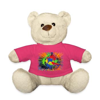 Des taches de couleur - Nounours - rose - Devant