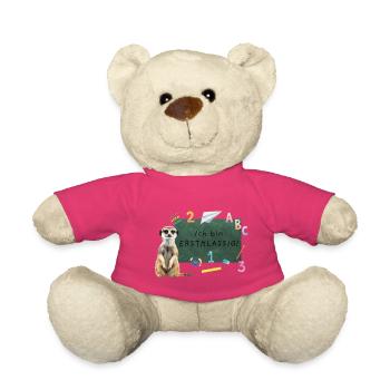 Erdmännchen Einschulung - Teddy - Pink - Vorne