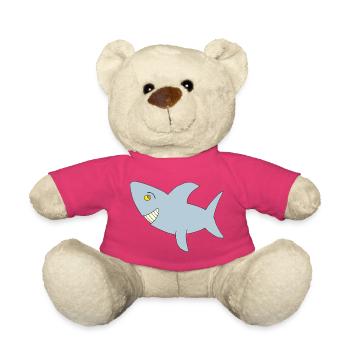 Requin Big One - Nounours - rose - Devant