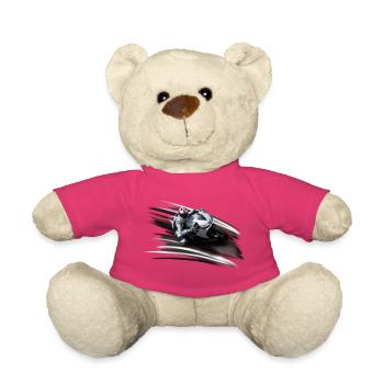 Motorrad - Teddy - Pink - Vorne