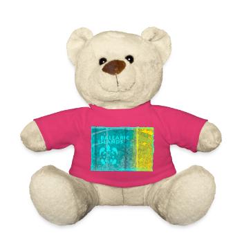 Balearische Inseln Neon Stil - Teddy - Pink - Vorne