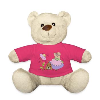 Maedchen_mit_Hund - Nounours - rose - Devant