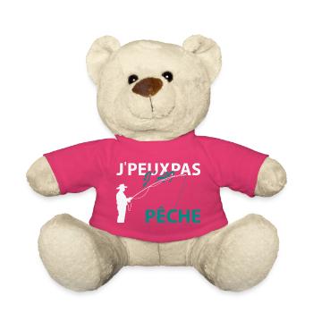 Je peux pas J'ai Peche - Nounours - rose - Devant