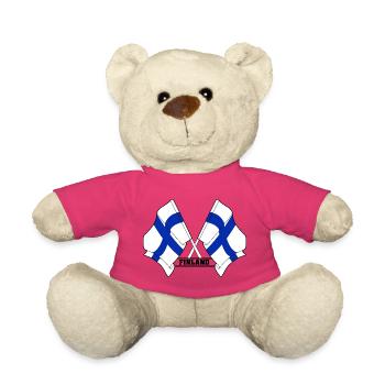 Finlande - Nounours - rose - Devant