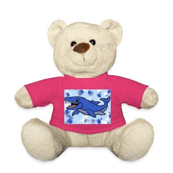 Mosasaurus Dino - Teddy - Pink - Vorne